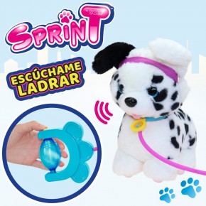 Sprint Dalmatian Cachorro dálmata empalhado com sons