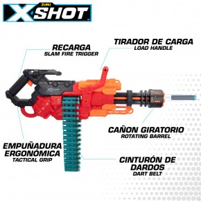 Metralhadora com munição Crusher Excel X-Shot