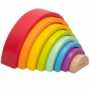 WOOMAX Arco-íris de madeira