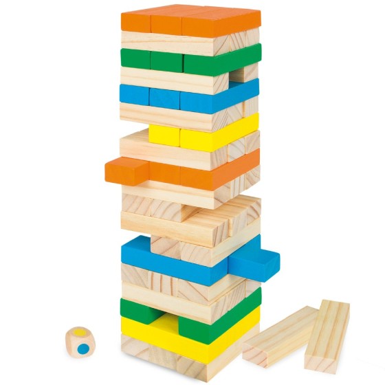 WOOMAX Torre blocos de madeira