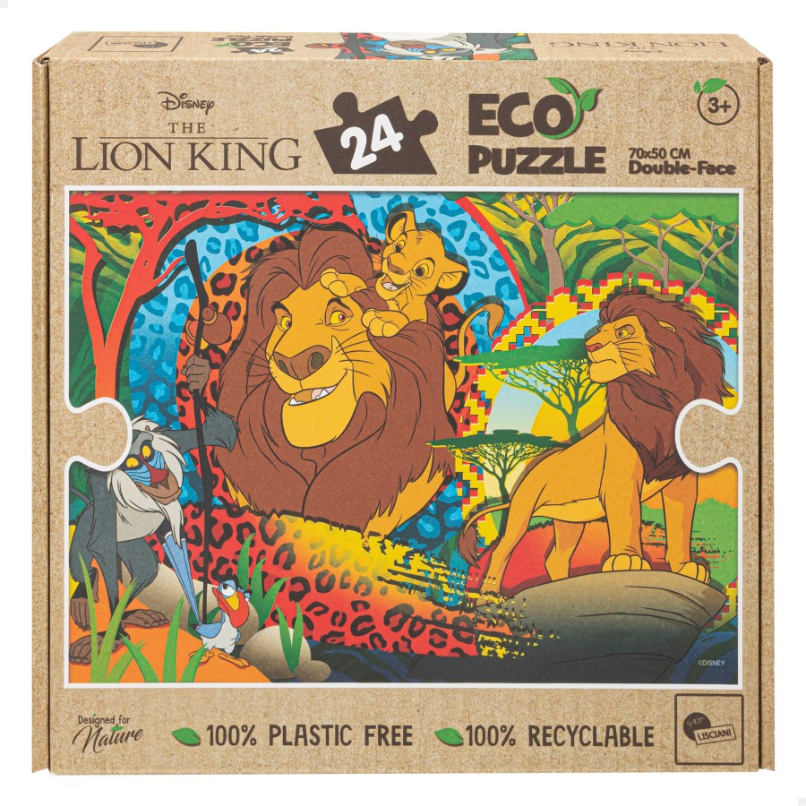 Quebra-cabeças ecológico O Rei Leão 24 peças