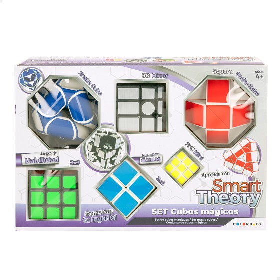 Set 6 cubos mágicos Smart...