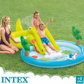 Intex water play center com slide