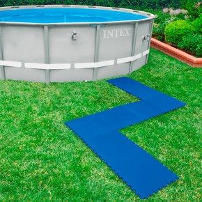 Protetor solo intex para piscinas 50x50x1 cm - 8 peças