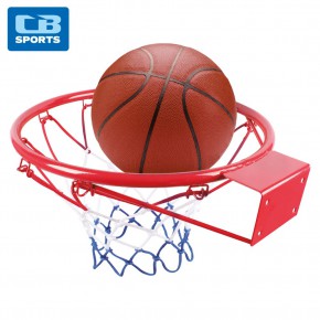 Cesta de basquete de parede com bola e inflador CB Sports