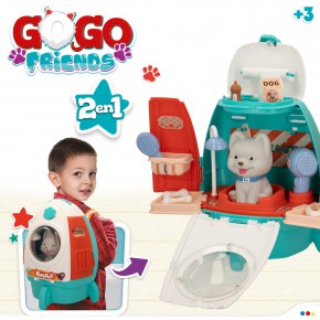 Aparador de cães de brinquedo 2 em 1 c/mascota Go Go Friends