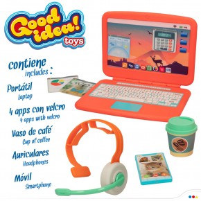 Computador de brinquedo c/acessórios Good Idea!