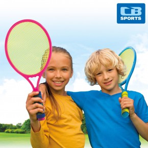 Conjunto de raquetes para crianças com bola e peteca CB Sports