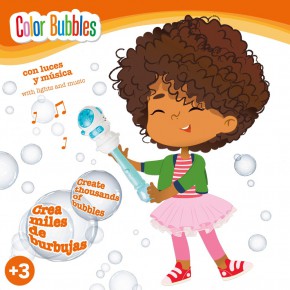 Bolha varinha de condão c/luz e som Color Bubbles
