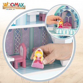 WOOMAX Casa de bonecas de madeira