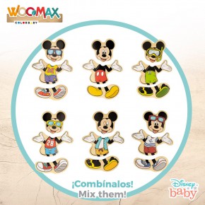 WOOMAX Disney Quebra-cabeça de madeira Mickey
