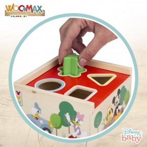 WOOMAX Disney Cubo 4 formas de encaixar madeira