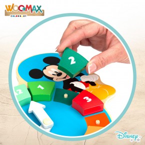 WOOMAX Disney Relógio de encaixar madeira