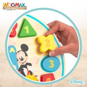 WOOMAX Disney Relógio de madeira para crianças