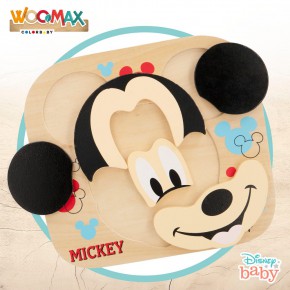 WOOMAX Disney Quebra-cabeça madeira mickey 6 pieças
