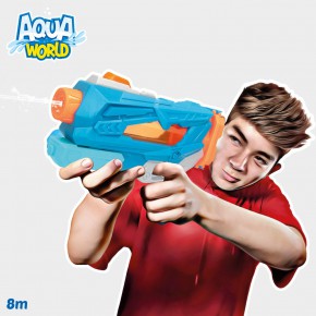 Aqua World Pistola de água c/depósito extragrande