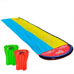 Slip ‘N Slide Pista deslizante água 4,8 m c/2 pranchas de surf