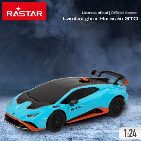 RASTAR Carro telecomandado Lamborghini Huracán STO 1:24