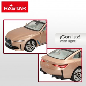 RASTAR Carro de controle remoto BMW i4 Concept c/luzes 1:14
