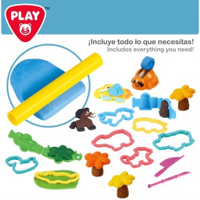 PLAY Set animais de plasticina na ilha 24 peças