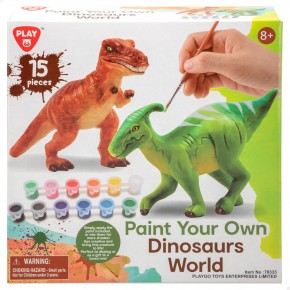 PLAY Conjunto de pintura de dinossauro