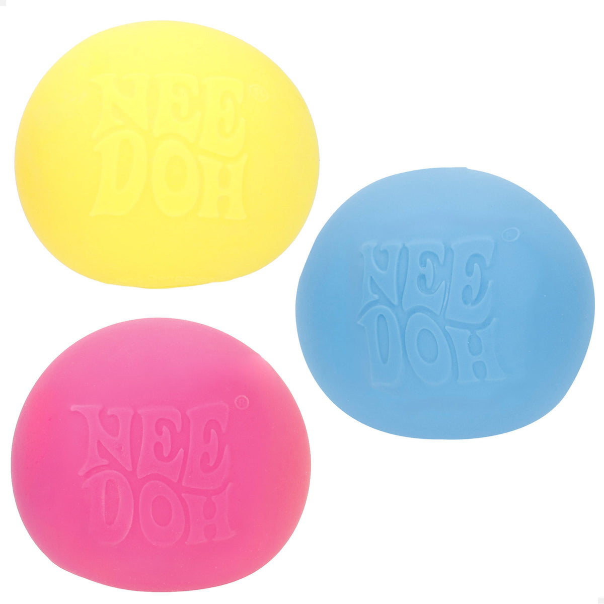 Nee-Doh Pack 3 bolas anti-stress que mudam de cor squishy 6 cm