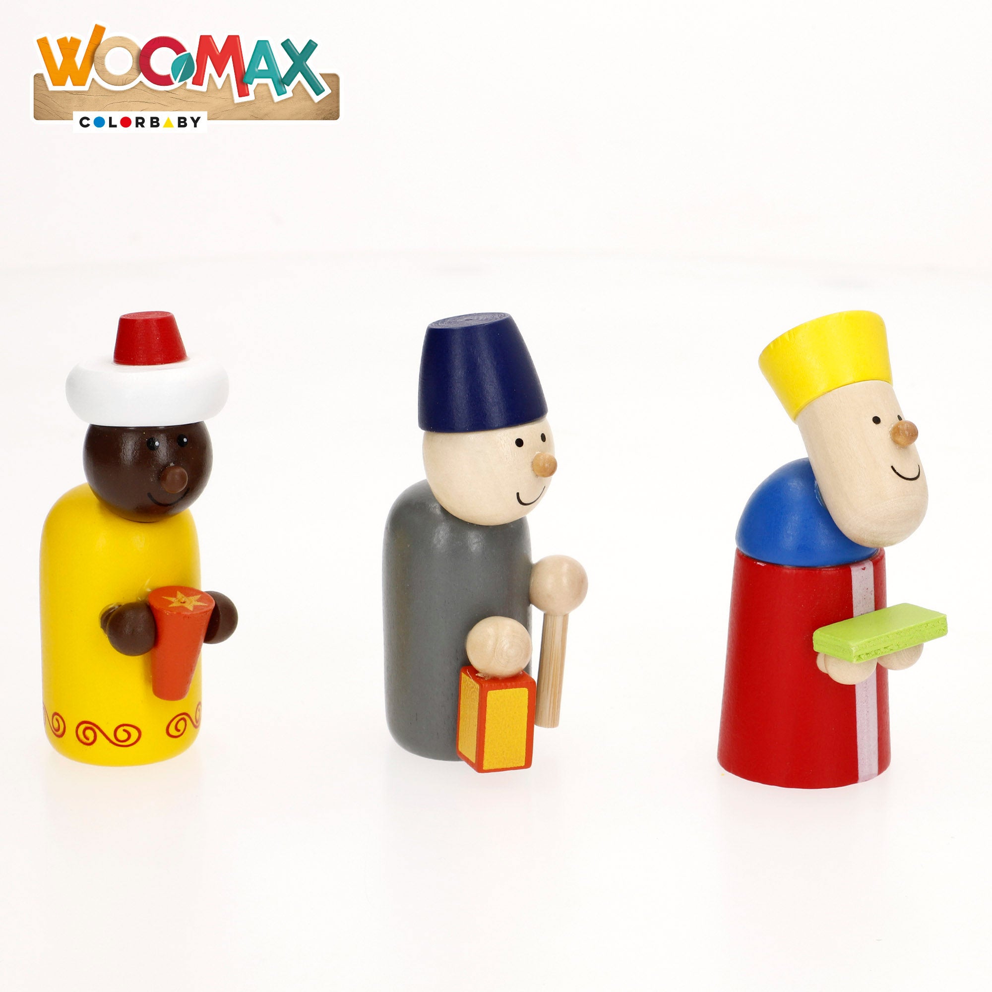 Presépio de madeira WOOMAX, 11 peças