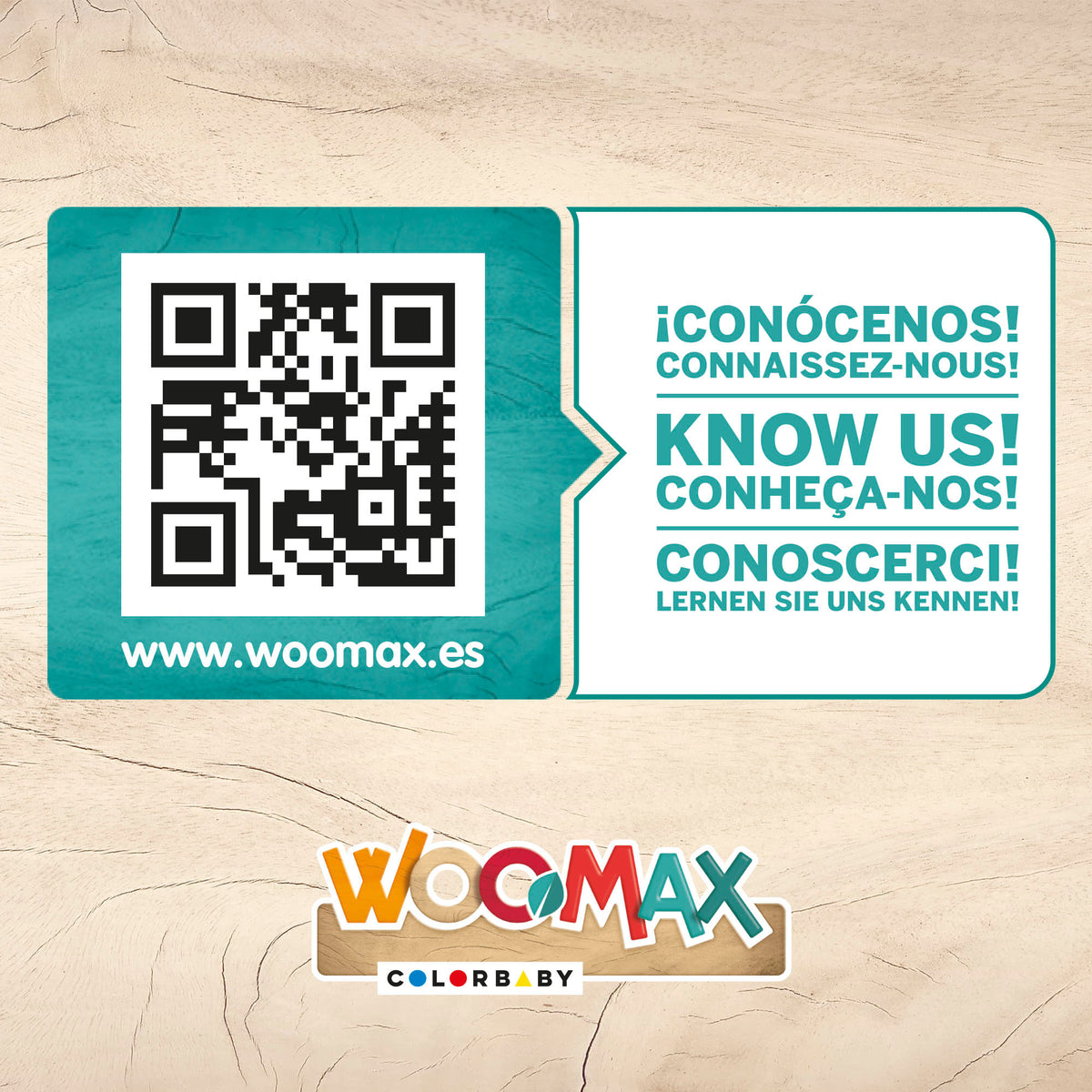 Cozinha WOOMAX em madeira com utensílios