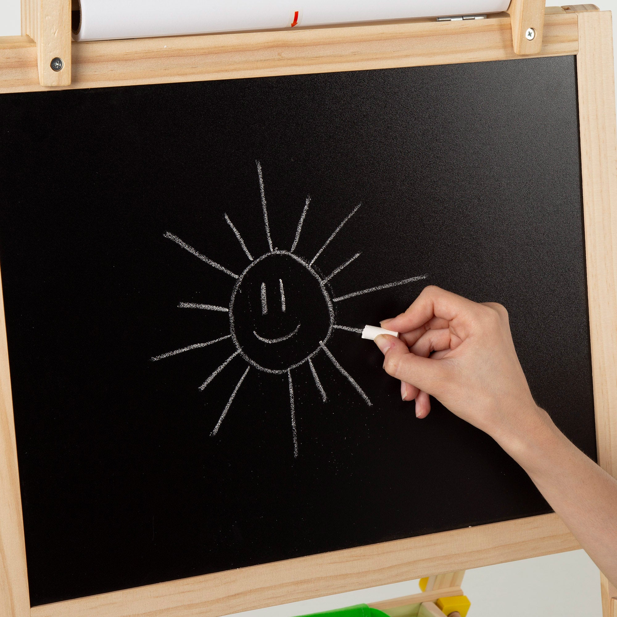 Quadro branco cavalete 3 em 1 WOOMAX