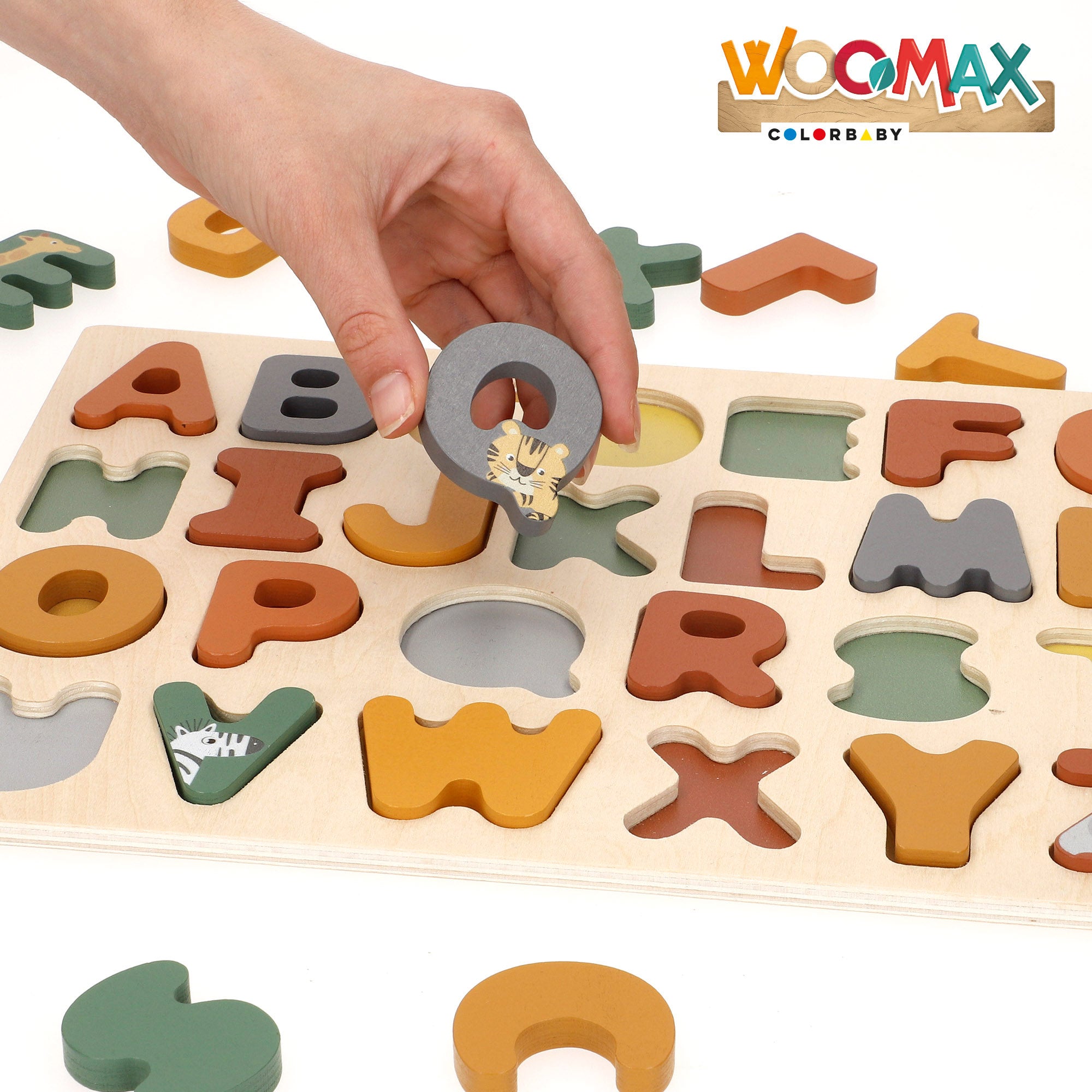 Puzzle Alfabeto de Madeira WOOMAX