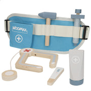 Conjunto de ferramentas WOOMAX Doctor com cinto.