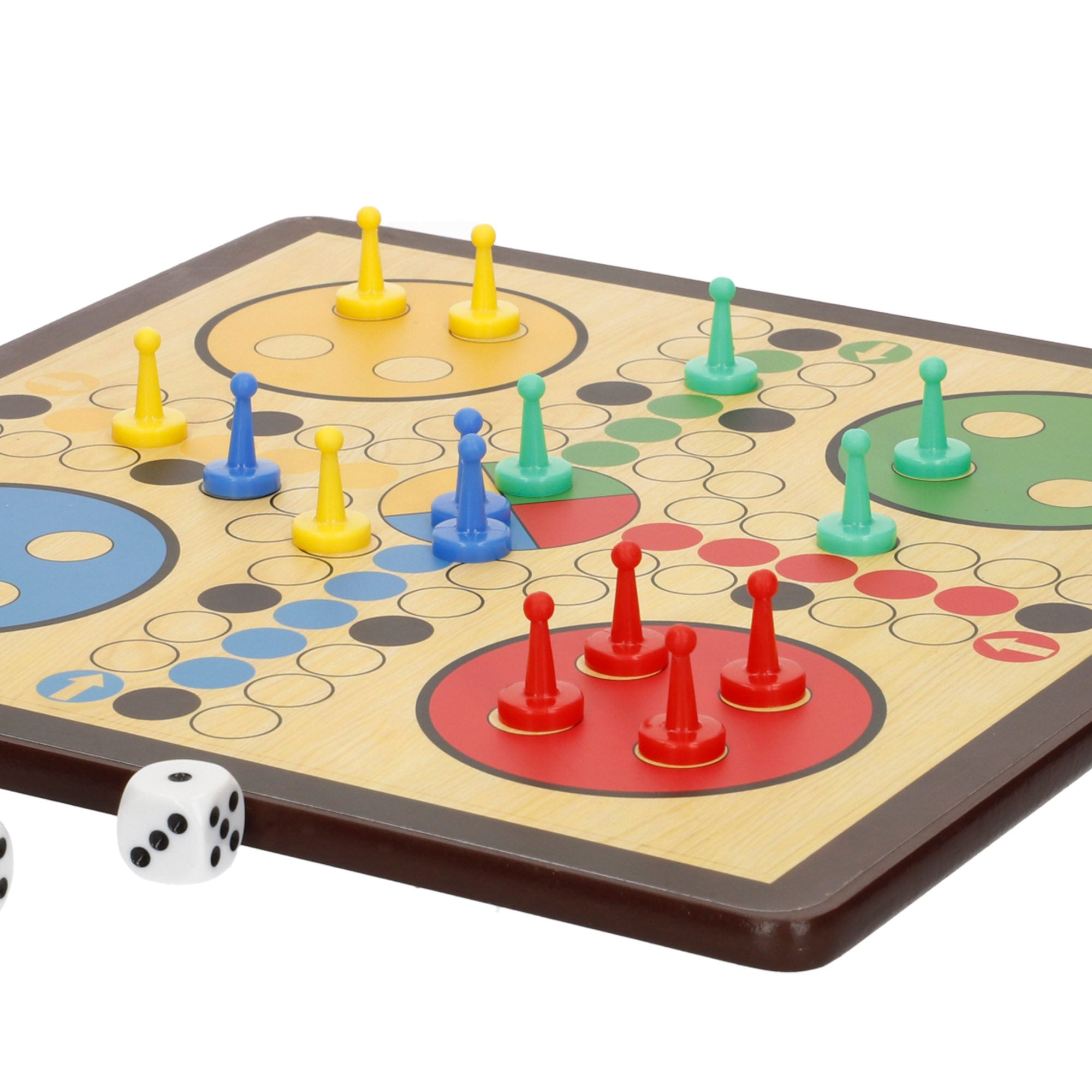 Conjunto de 10 jogos de tabuleiro com caixa organizadora em madeira CB Games