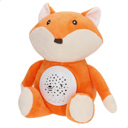 Projetor de Estrelas de Peluche com Raposa de Luz e Som - Genial Baby