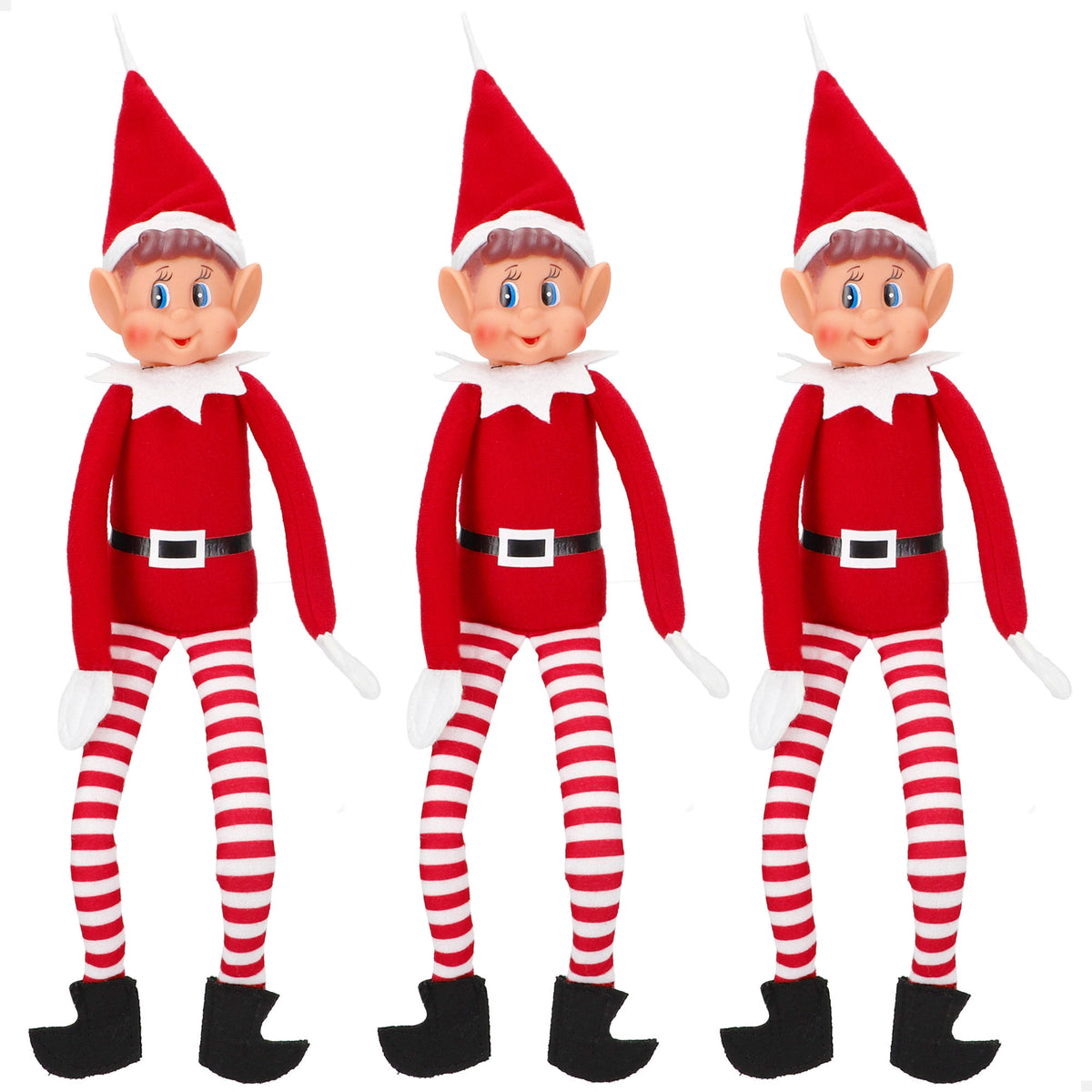 Pack de 3 duendes travesos originais Elves Behavin' Badly 30 cm