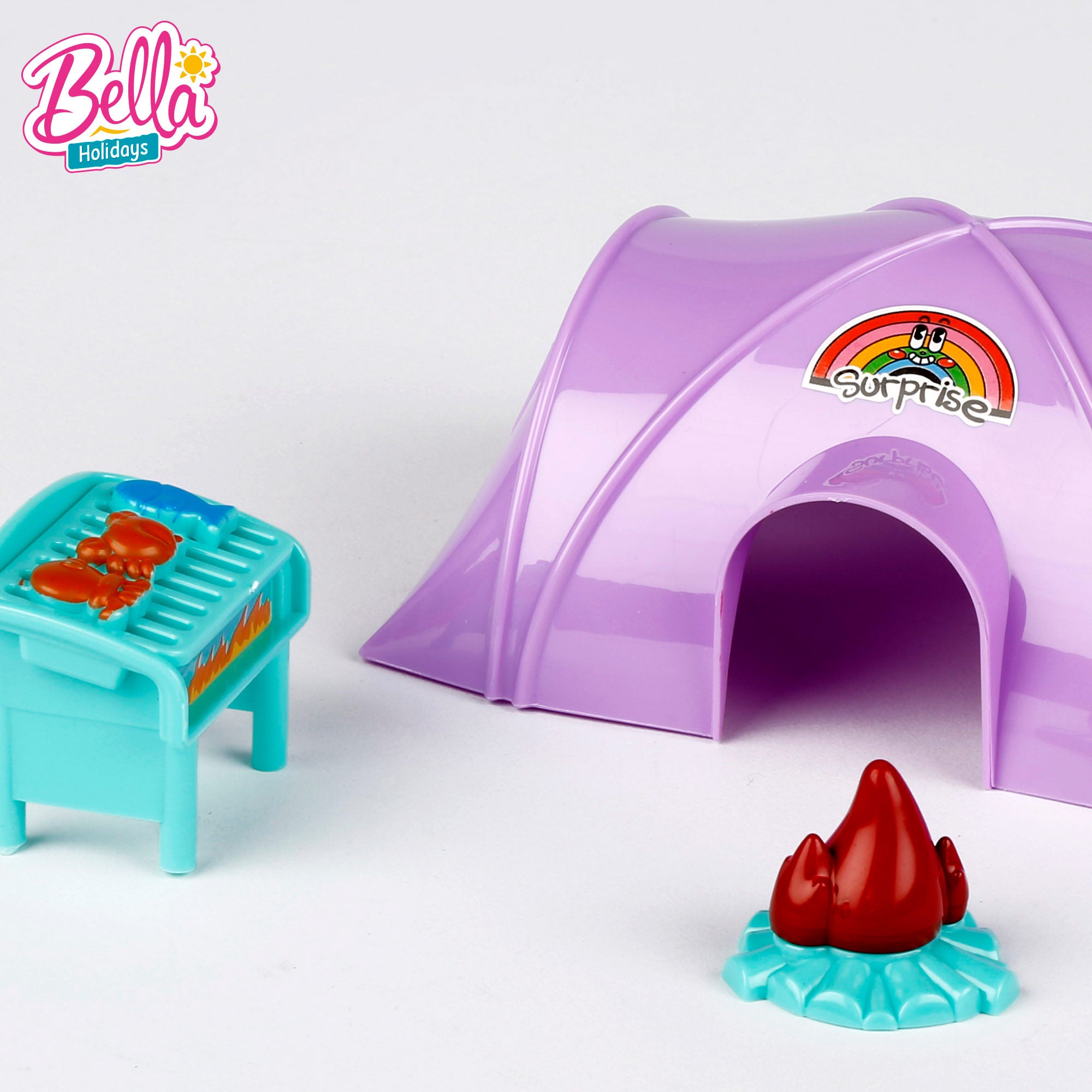 Boneca Bela com caravana e acessórios