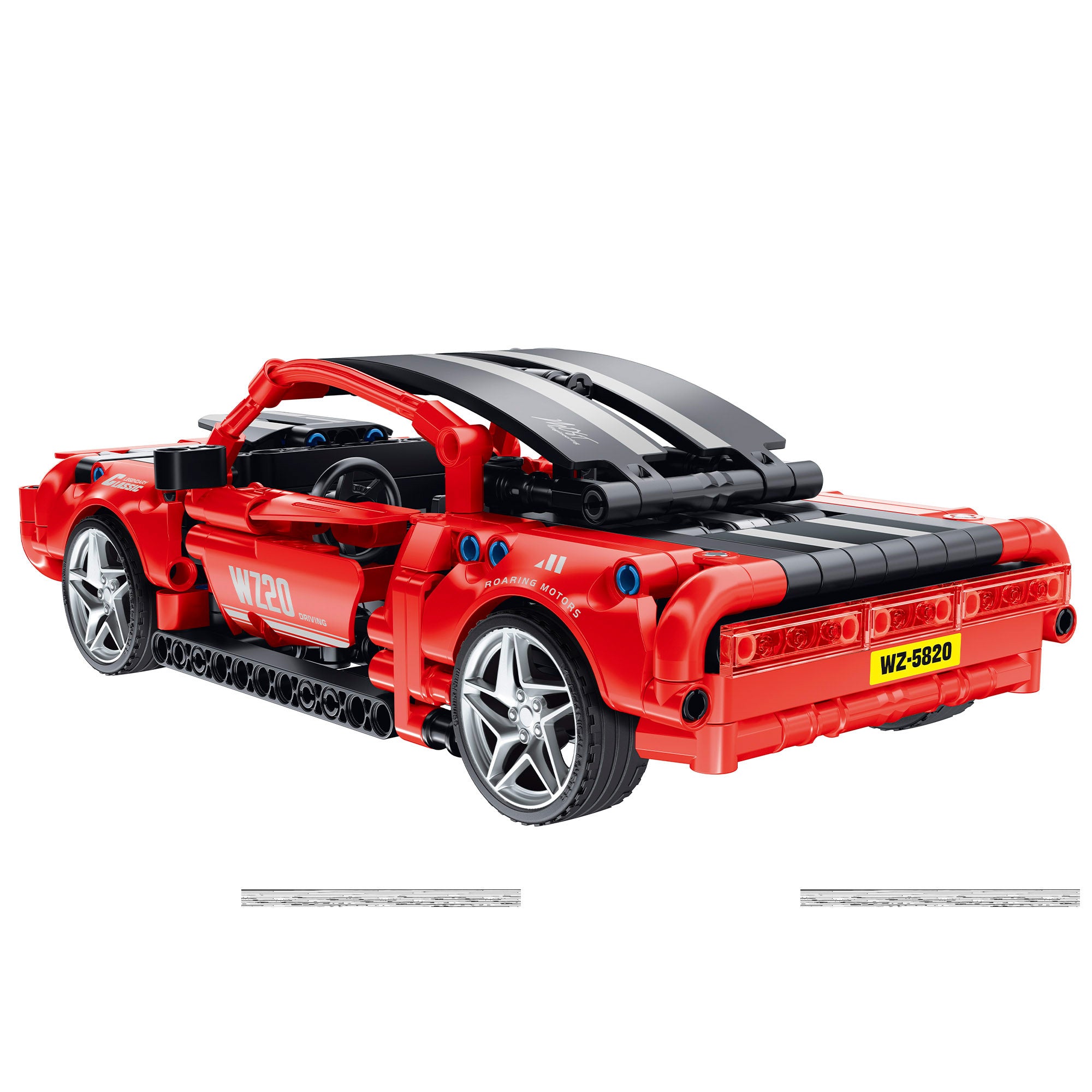 Carrinho de brincar BYM Muscle Car desmontável com 457 peças