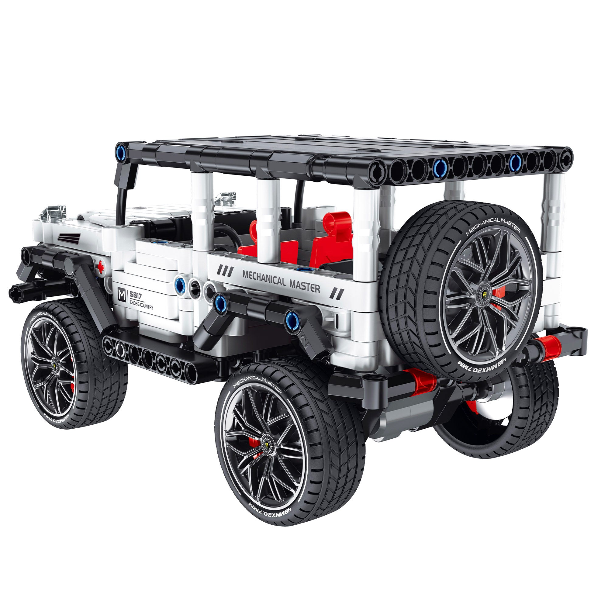 Carrinho de brinquedo off-road desmontável BYM com 434 peças.