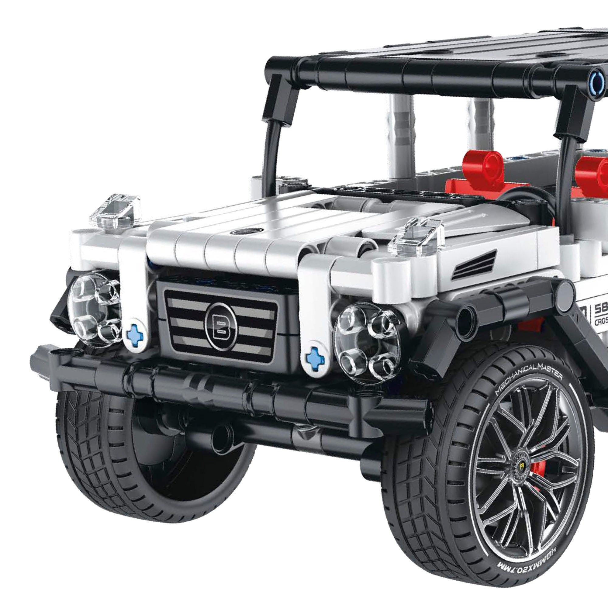 Carrinho de brinquedo off-road desmontável BYM com 434 peças.