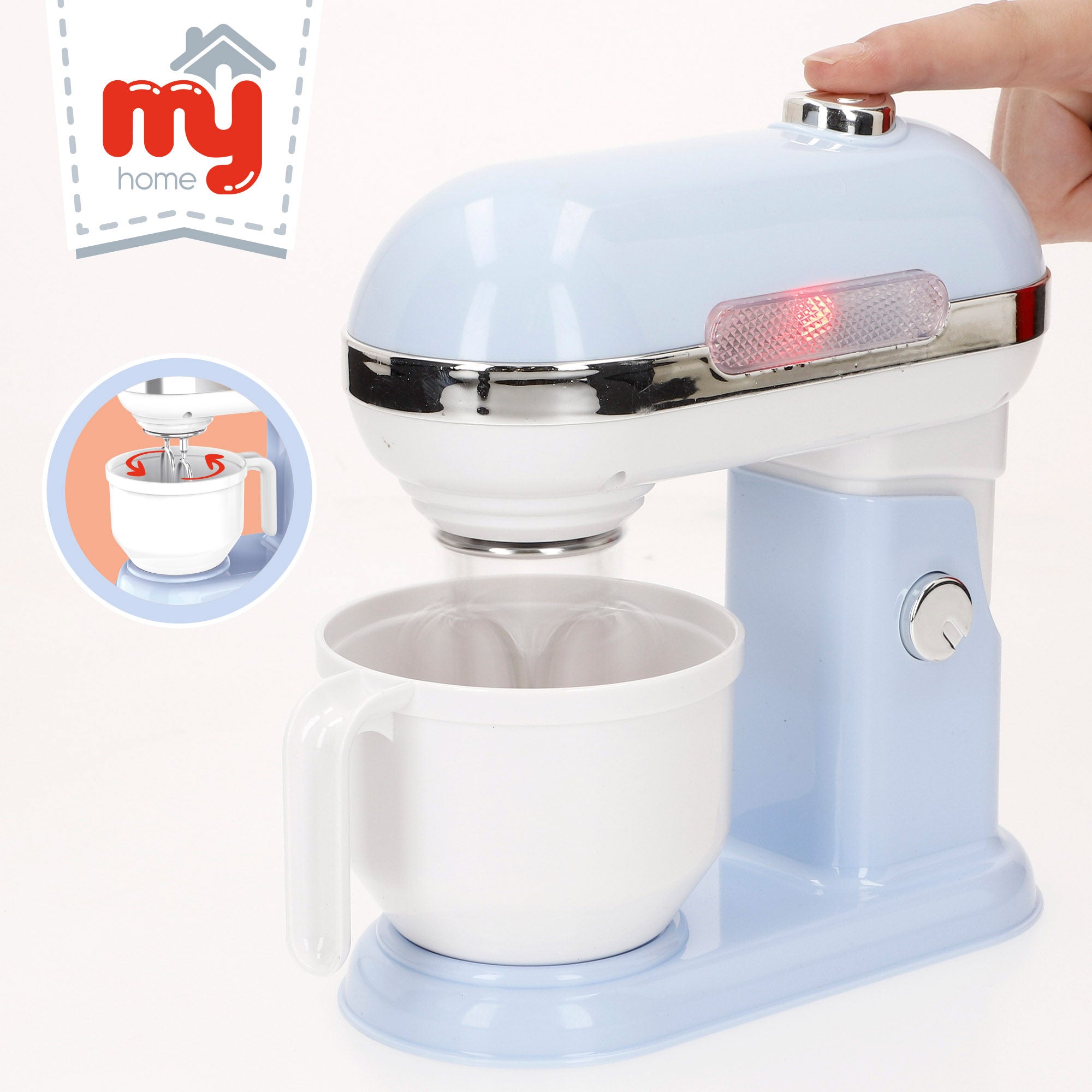 Batedeira elétrica de brinquedo My Home com luzes e sons