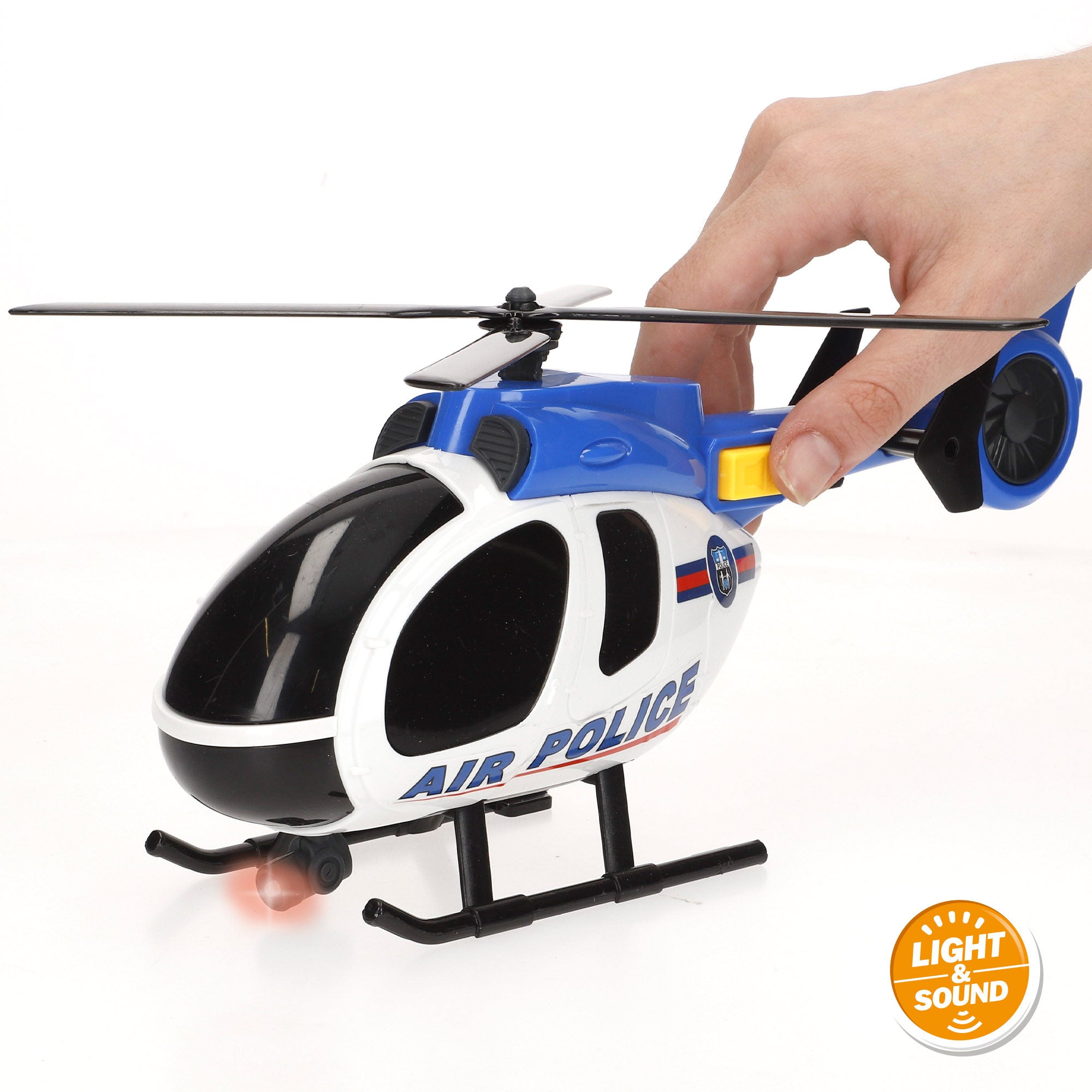 Camião de transporte de viaturas policiais Speed ​​​​&amp; Go, escala 1:12, com fricção, luzes e sons.