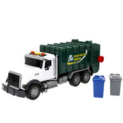Camião de reciclagem Speed ​​​​&amp; Go com fricção, luz e som, escala 1:14.