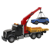 Camião Guindaste de Fricção Speed ​​​​&amp; Go à Escala 1:14 com Luz e Som