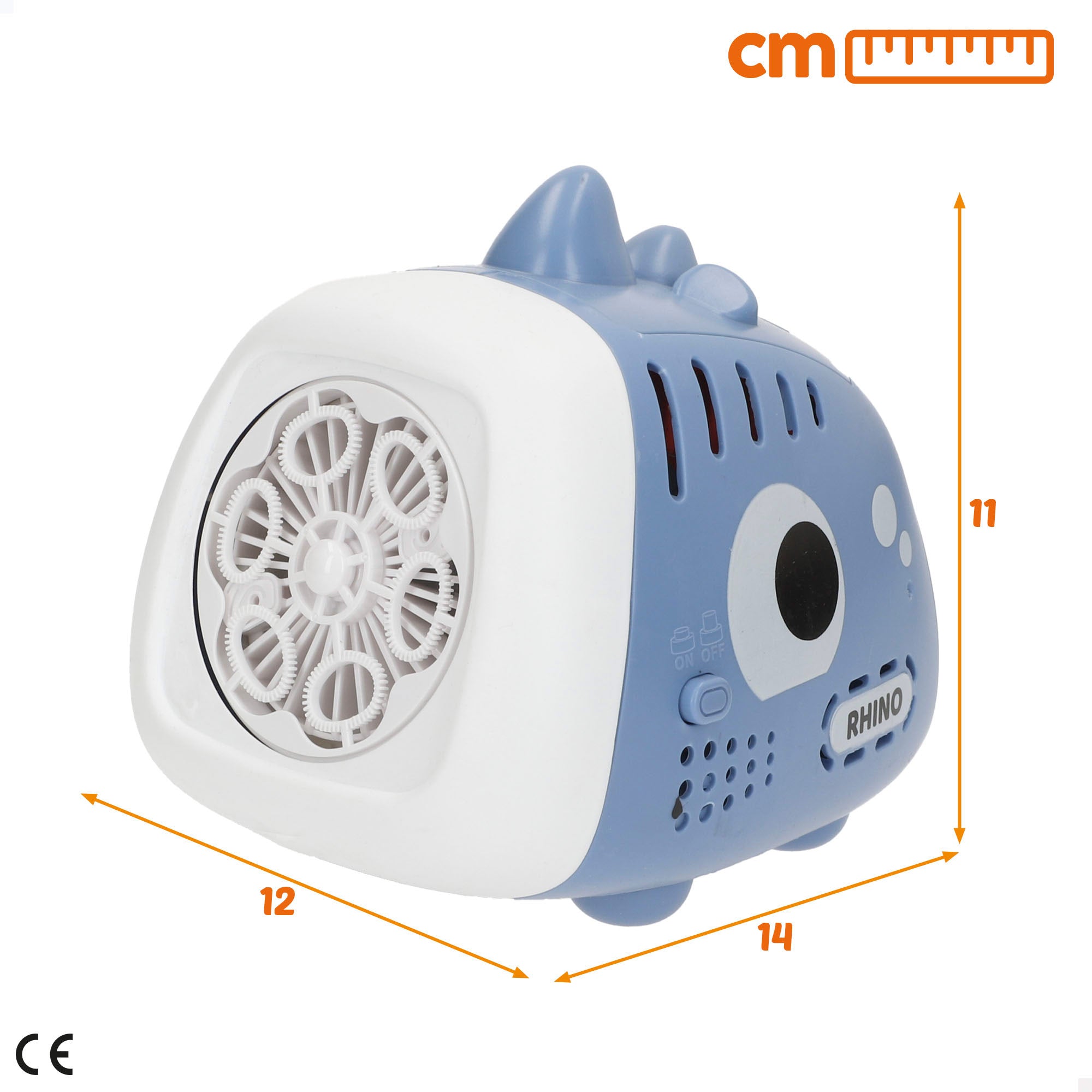 Máquina de Bolhas Elétrica Rhino Color Bubbles