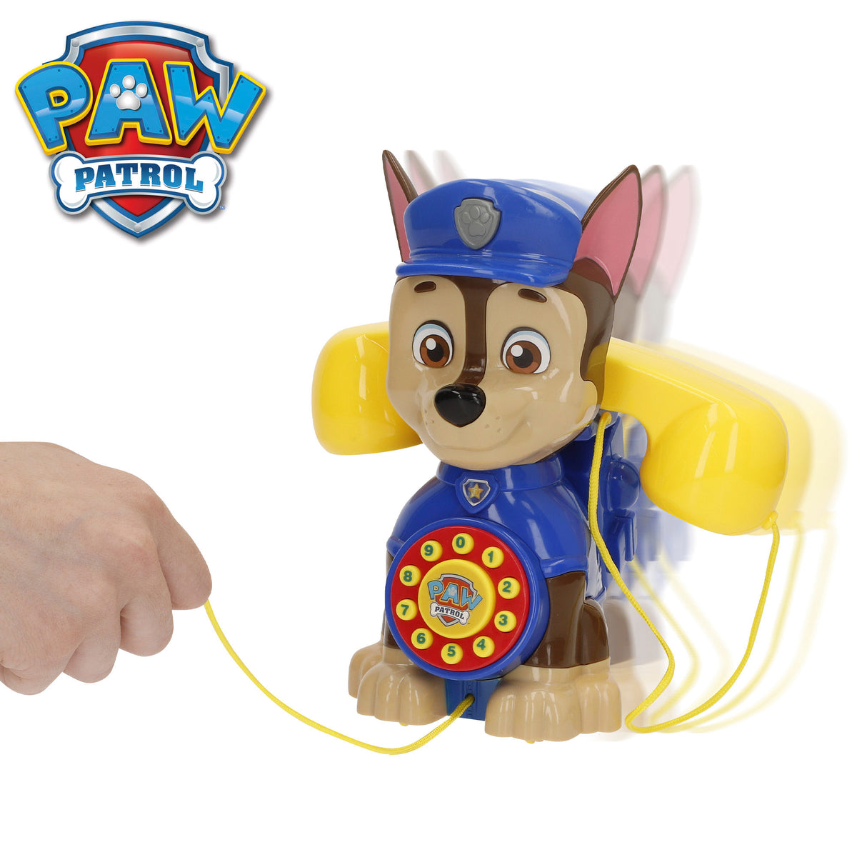 Telefone de brinquedo interativo da Patrulha Pata com sons e melodias