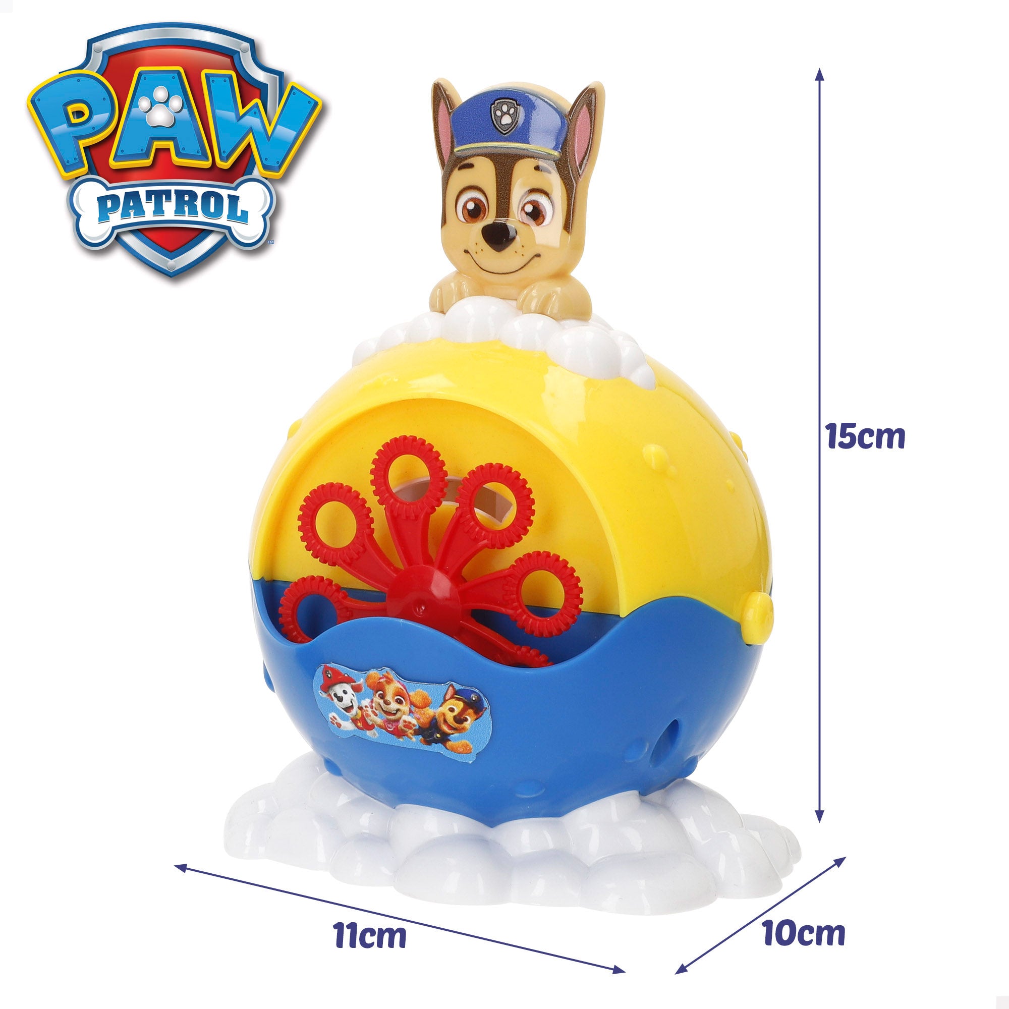 Máquina de Bolhas Elétrica Patrulha Pata 59ml