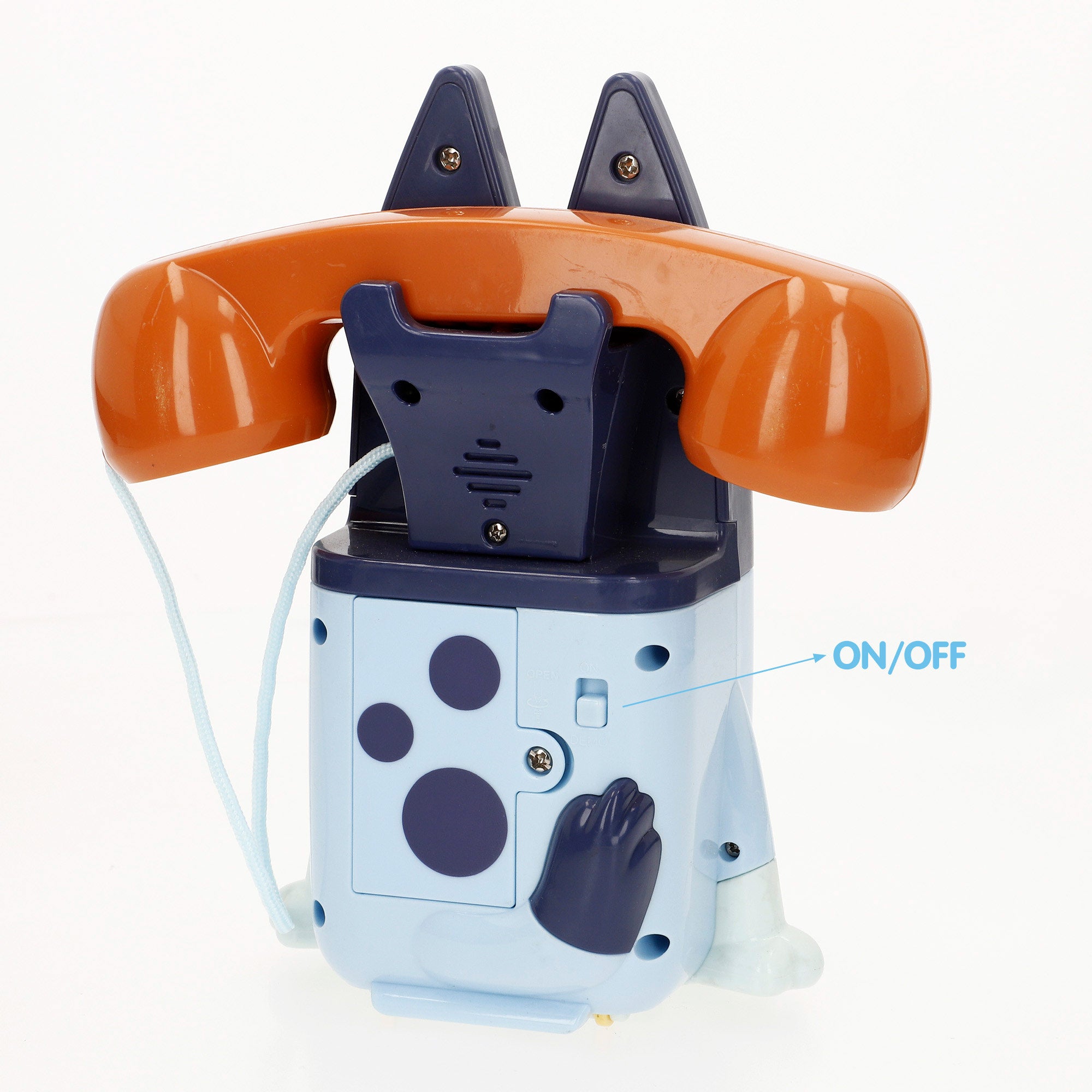 Telefone de brinquedo interativo Bluey com sons e melodias