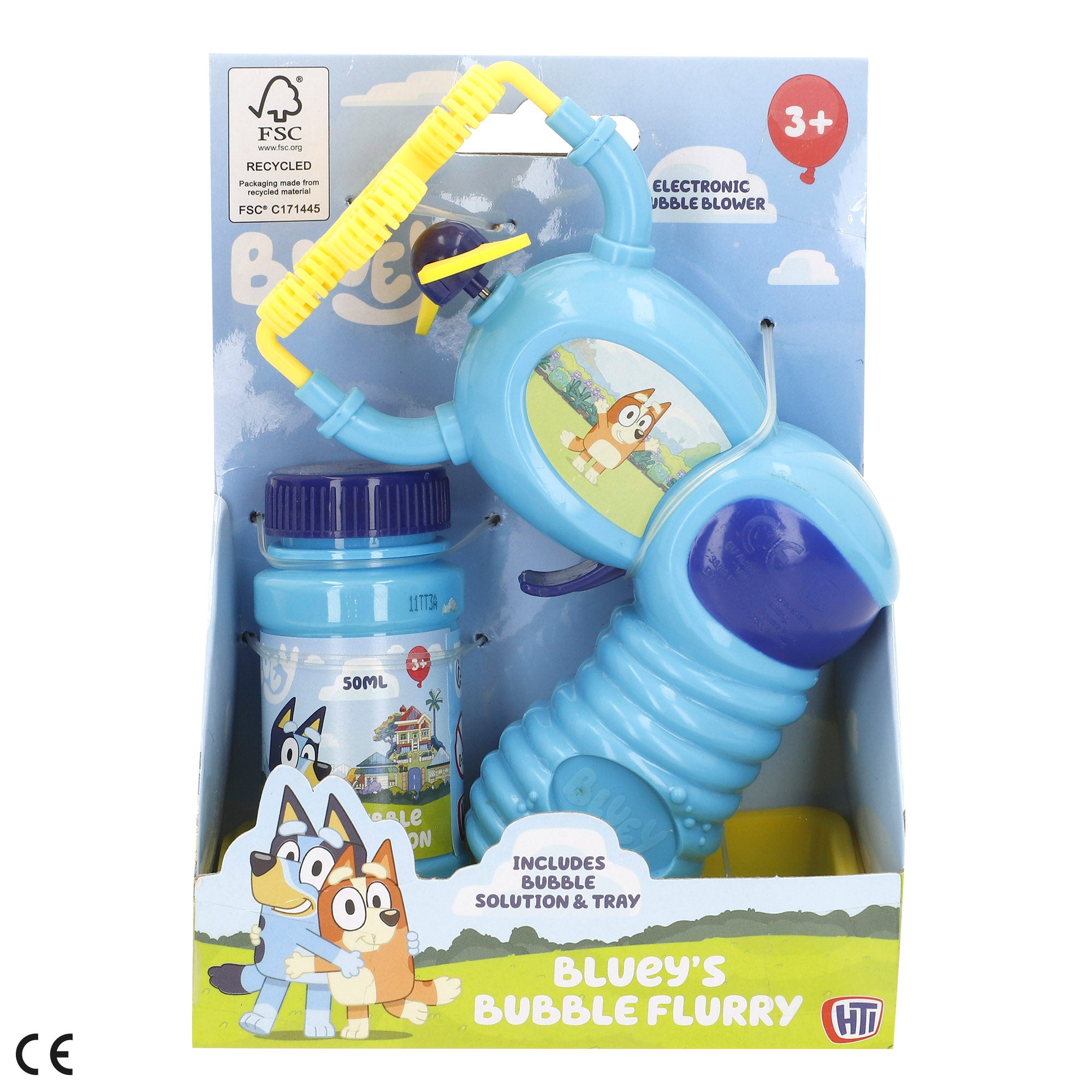 Pistola de Bolhas Elétrica Bluey 50ml