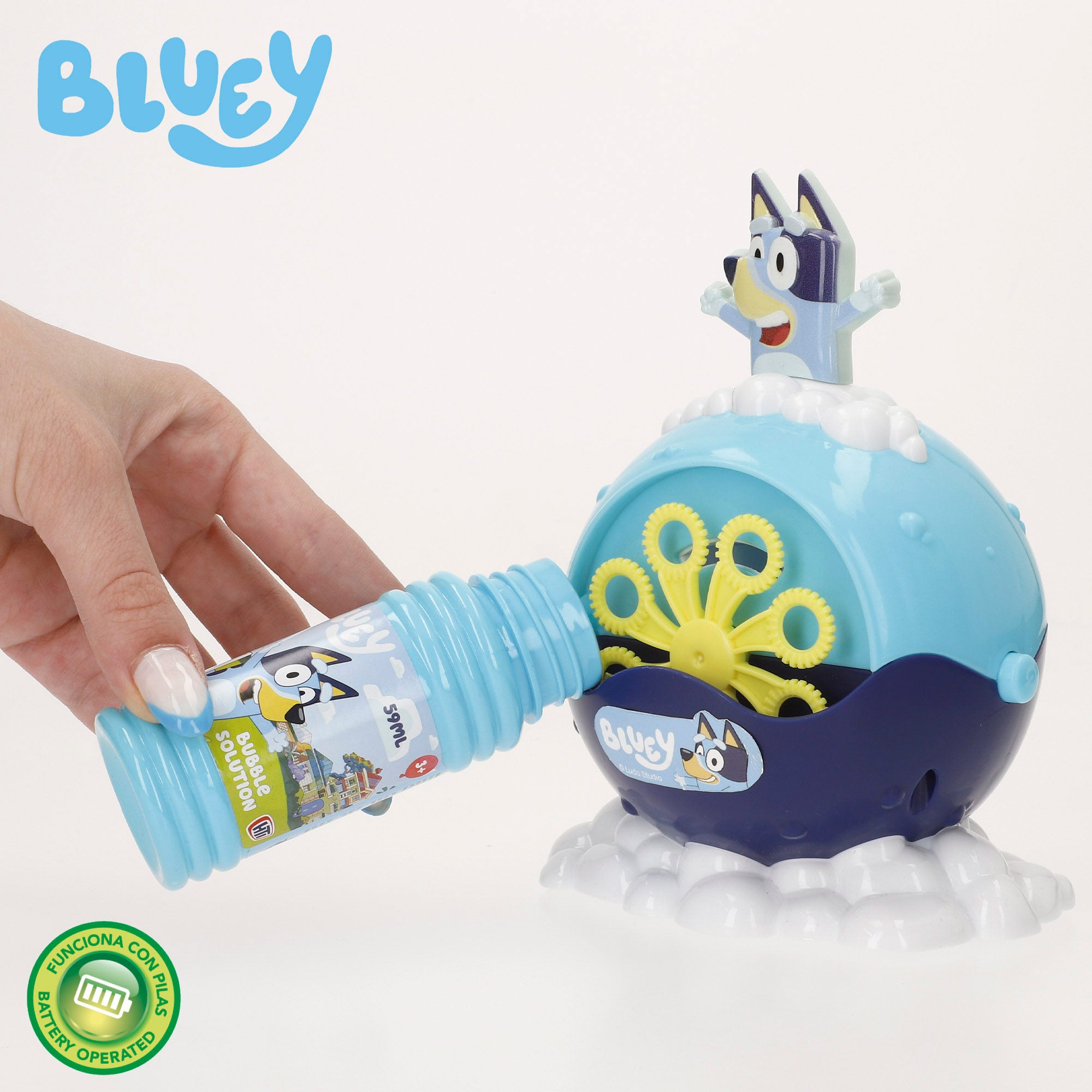 Máquina de Bolhas Elétrica Bluey 59ml