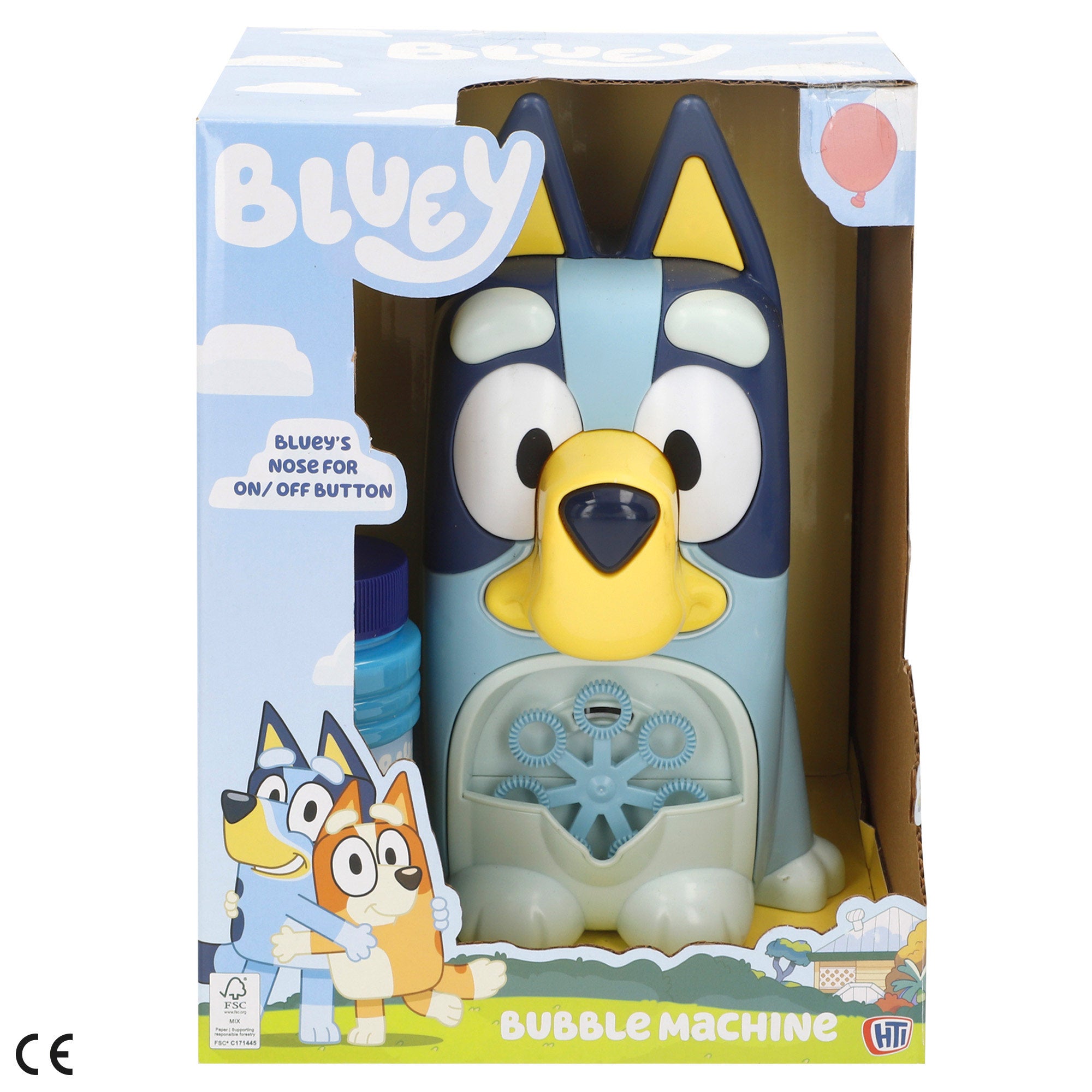 Máquina de Bolhas Elétrica Bluey 118ml