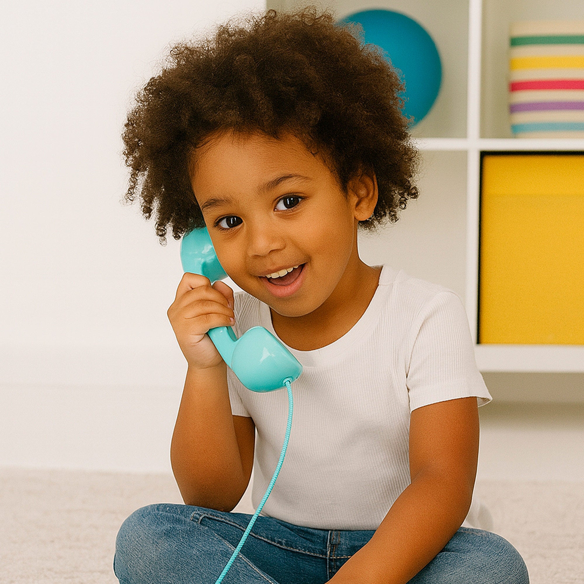 Telefone interativo de brinquedo da casa de bonecas da Gabby com sons e melodias